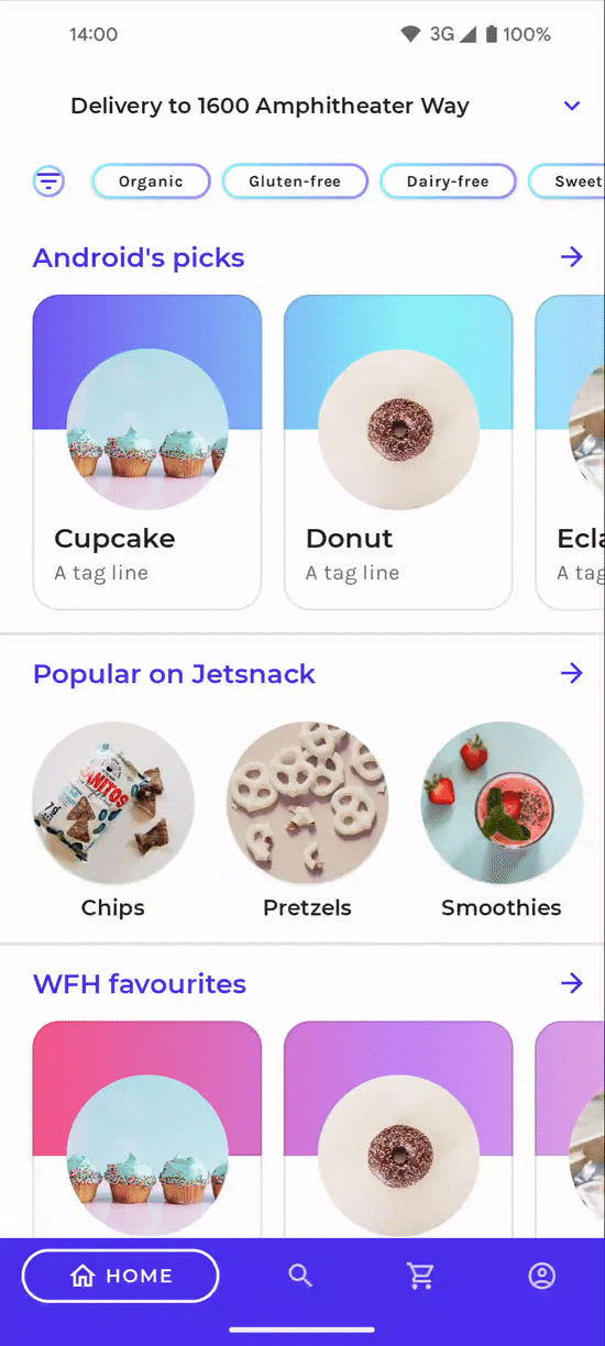 Transition d&#39;élément partagé avec prévisualisation du Retour dans Navigation Compose