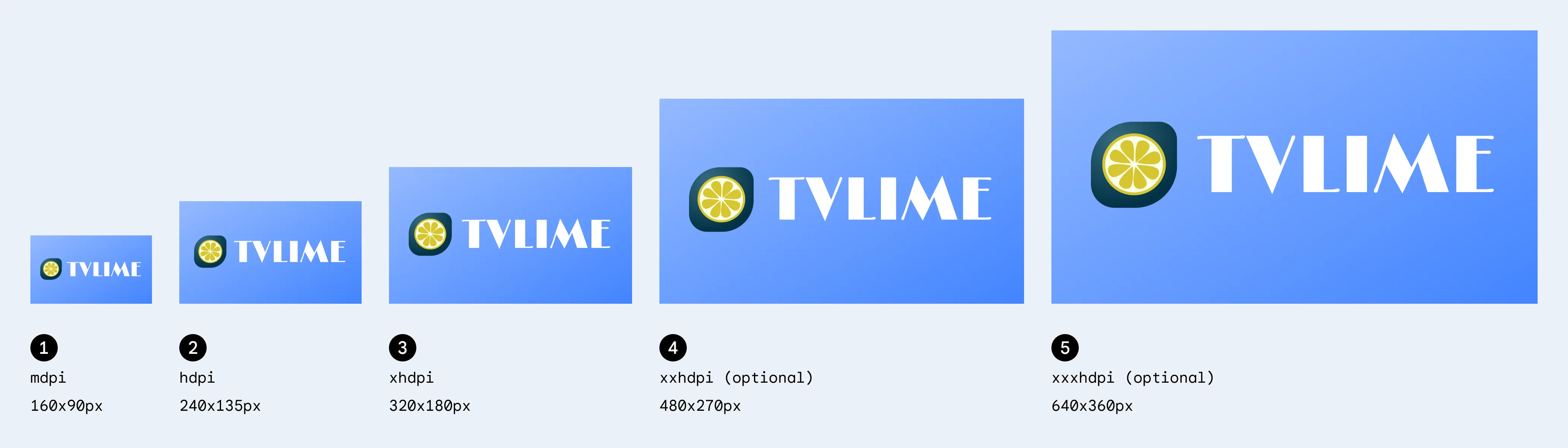 Symbolgrößen für TV-Banner