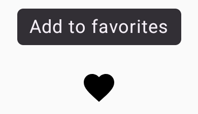 Single-line tooltip containing the text