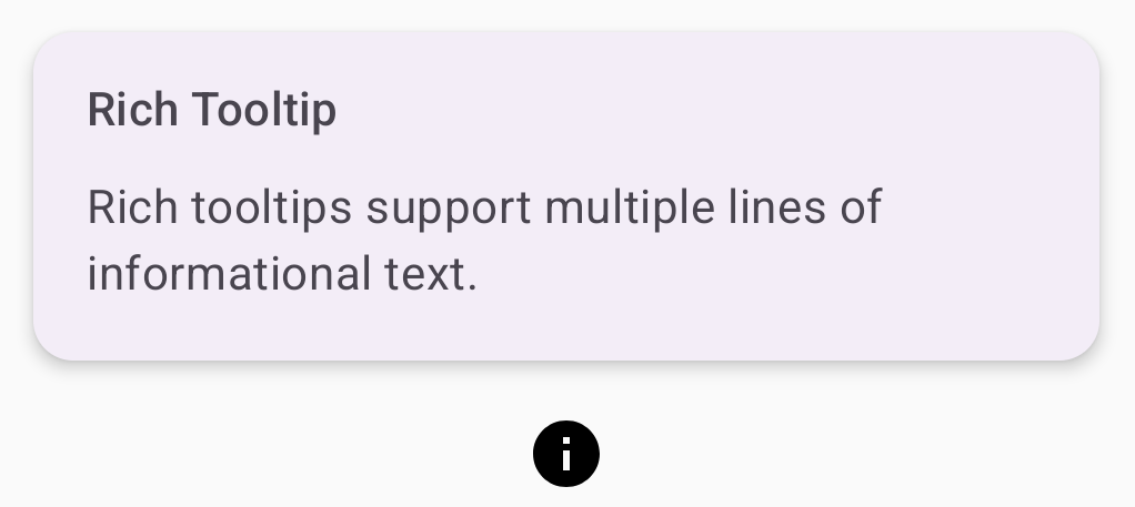 A multiple-line tooltip with the title