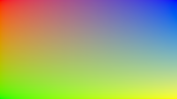 Dégradé de maillage de base avec quatre couleurs définies à chaque angle