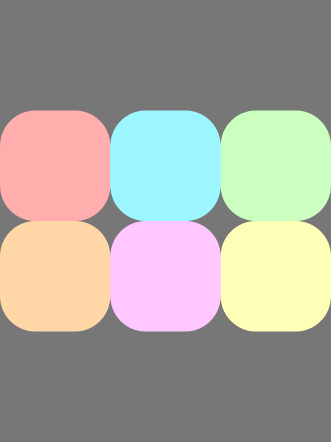 Nhiều dòng mặt hàng được căn chỉnh vào giữa trục ngang.