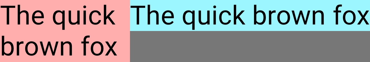 First item shrinks as container size reduces to 500dp.