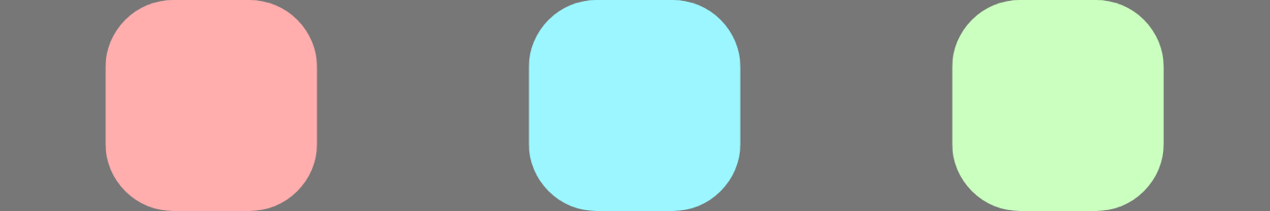 รายการที่กระจายไปตามแกนหลักโดยมีพื้นที่รอบๆ