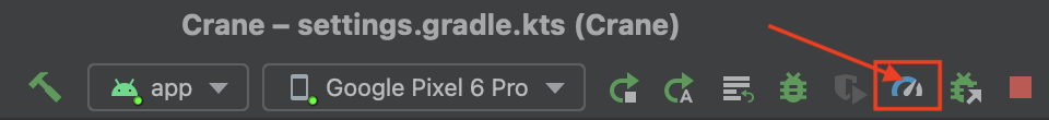 Android Studio – Profilerstellung starten