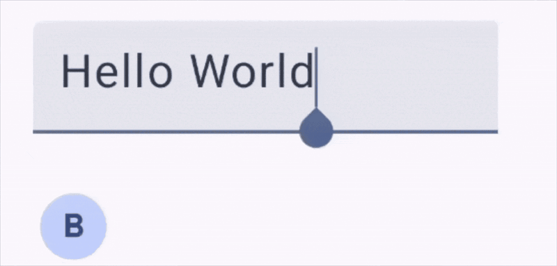 一个 TextField，用于为所选字词开启和关闭粗体格式。