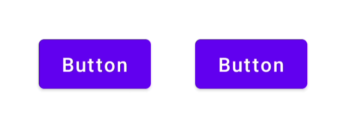 GIF animata che mostra pulsanti con diversi effetti ripple quando vengono toccati