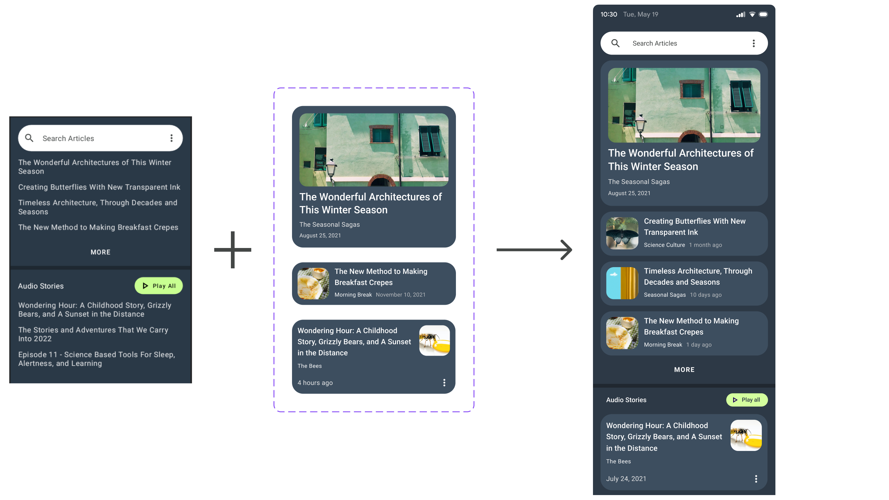 Présentation du tutoriel pour l&#39;application d&#39;actualités