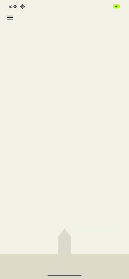 Animation of a rocket ship taking off from the bottom of the screen.