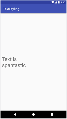 Un'immagine che mostra un esempio di QuoteSpan