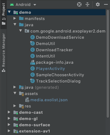 Android Studio のプロジェクト