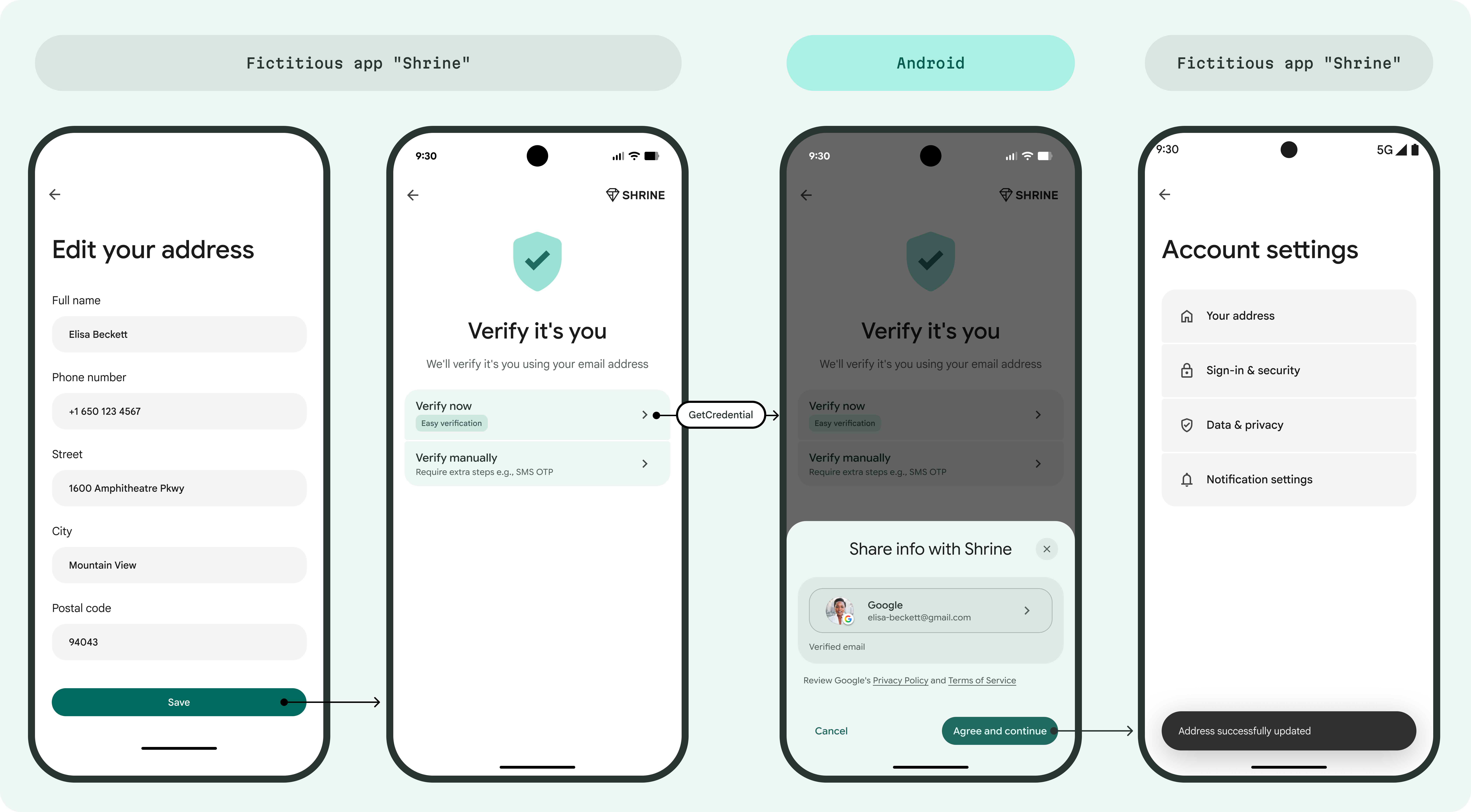 Using email verification during reauthentication