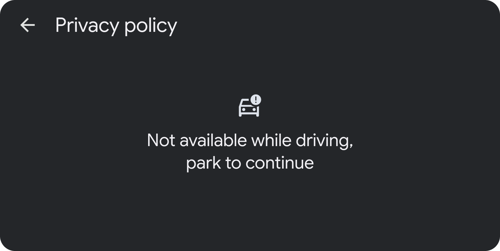 Simulación de la plantilla de mensaje largo en movimiento.