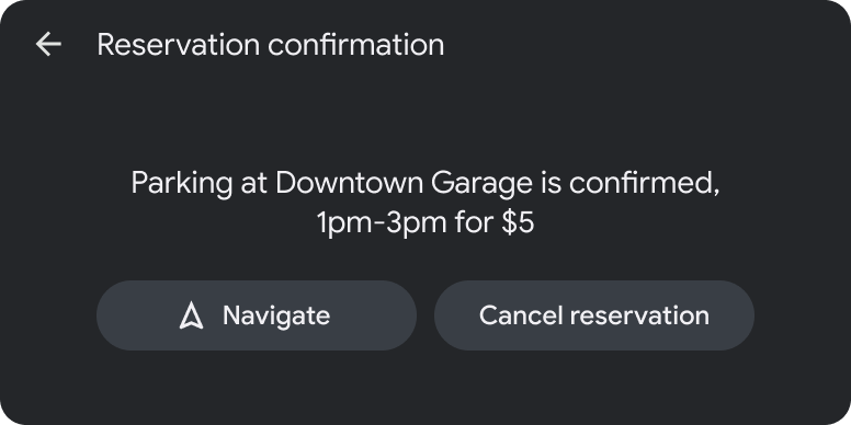 包含一个主按钮和一个其他按钮的消息模板
