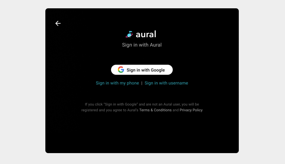 ตัวอย่างการเข้าสู่ระบบ Google