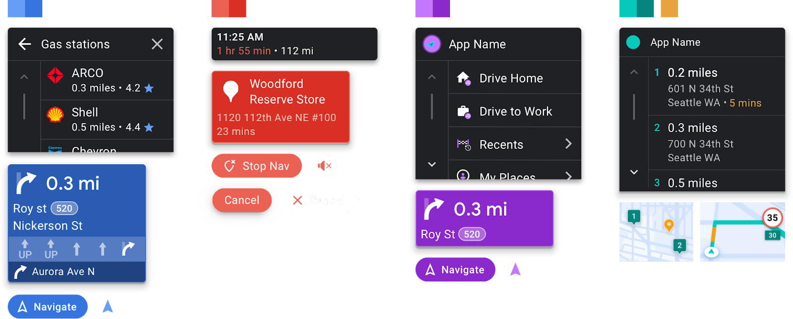 Esempi di personalizzazione dell'app