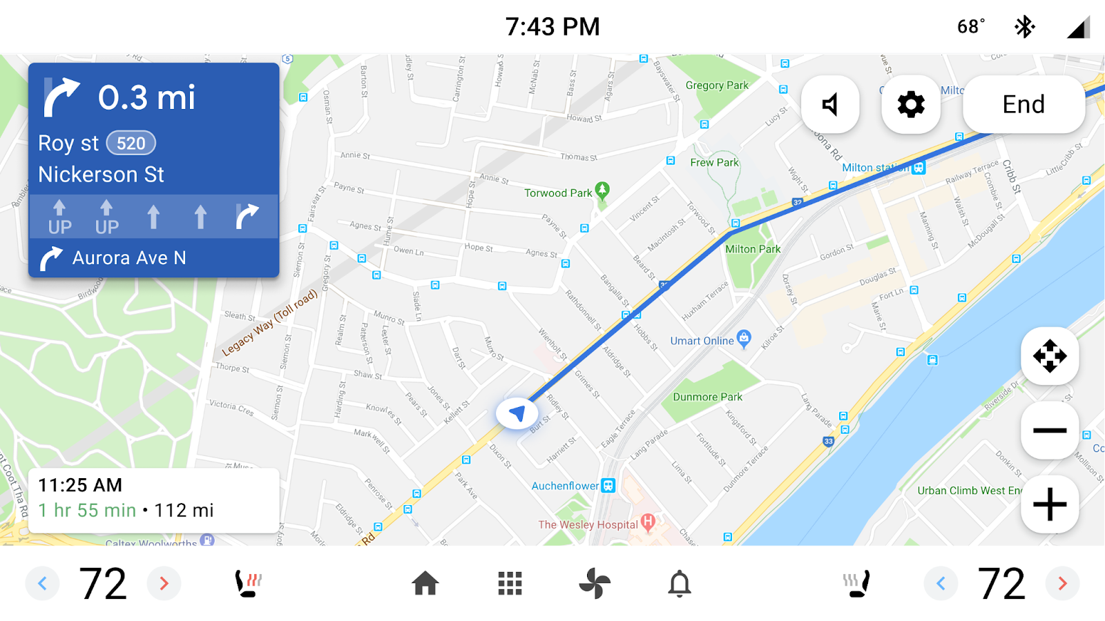 Android for Cars 应用的标准颜色