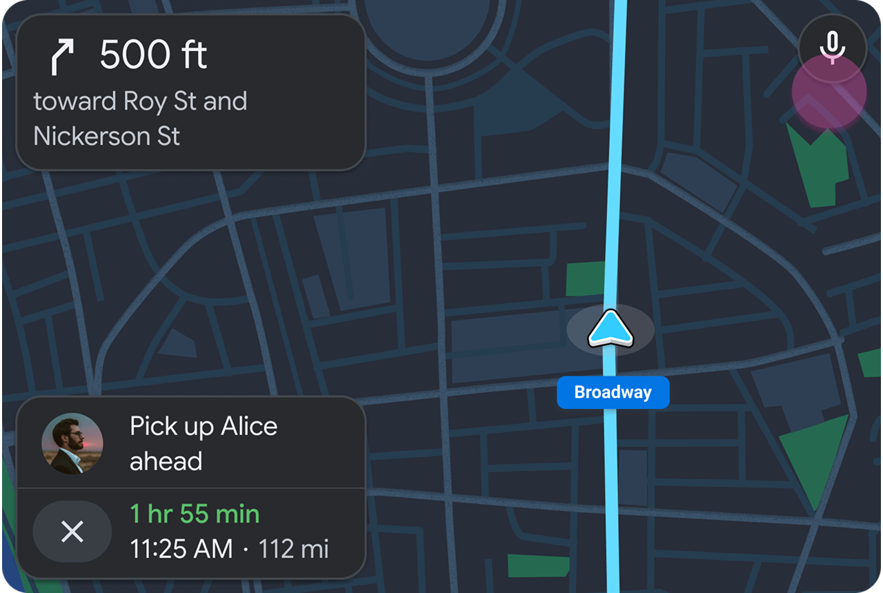 Wireframes der Navigationsvorlage