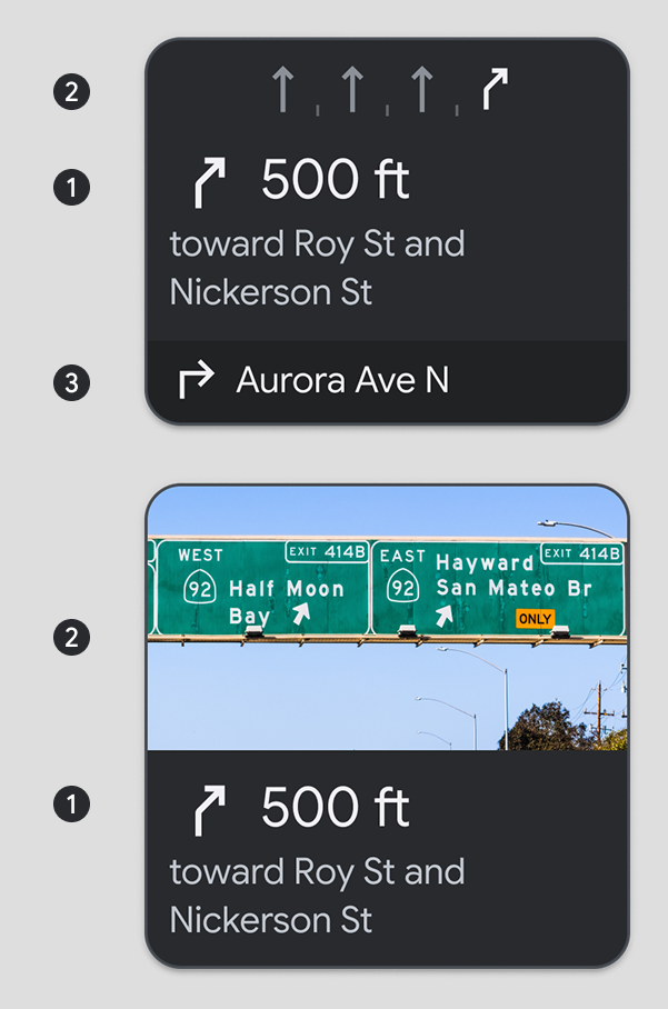 Mockup dei dettagli della scheda di routing nello stato di routing
