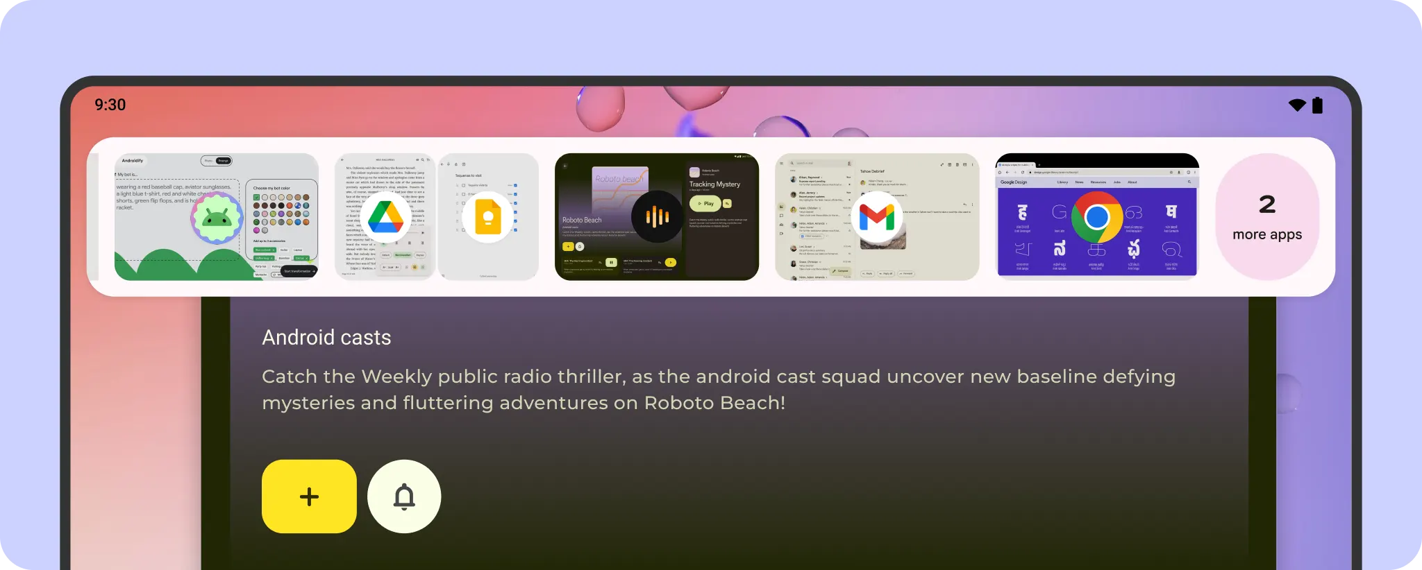 使用者可以透過多重執行個體切換應用程式。
