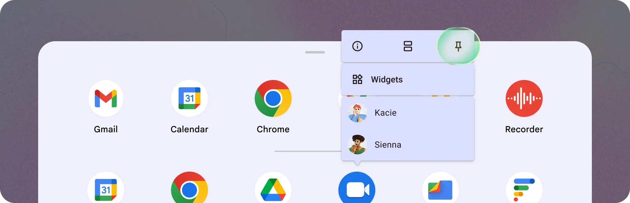 Modal de pantalla en pantalla en una pantalla grande.