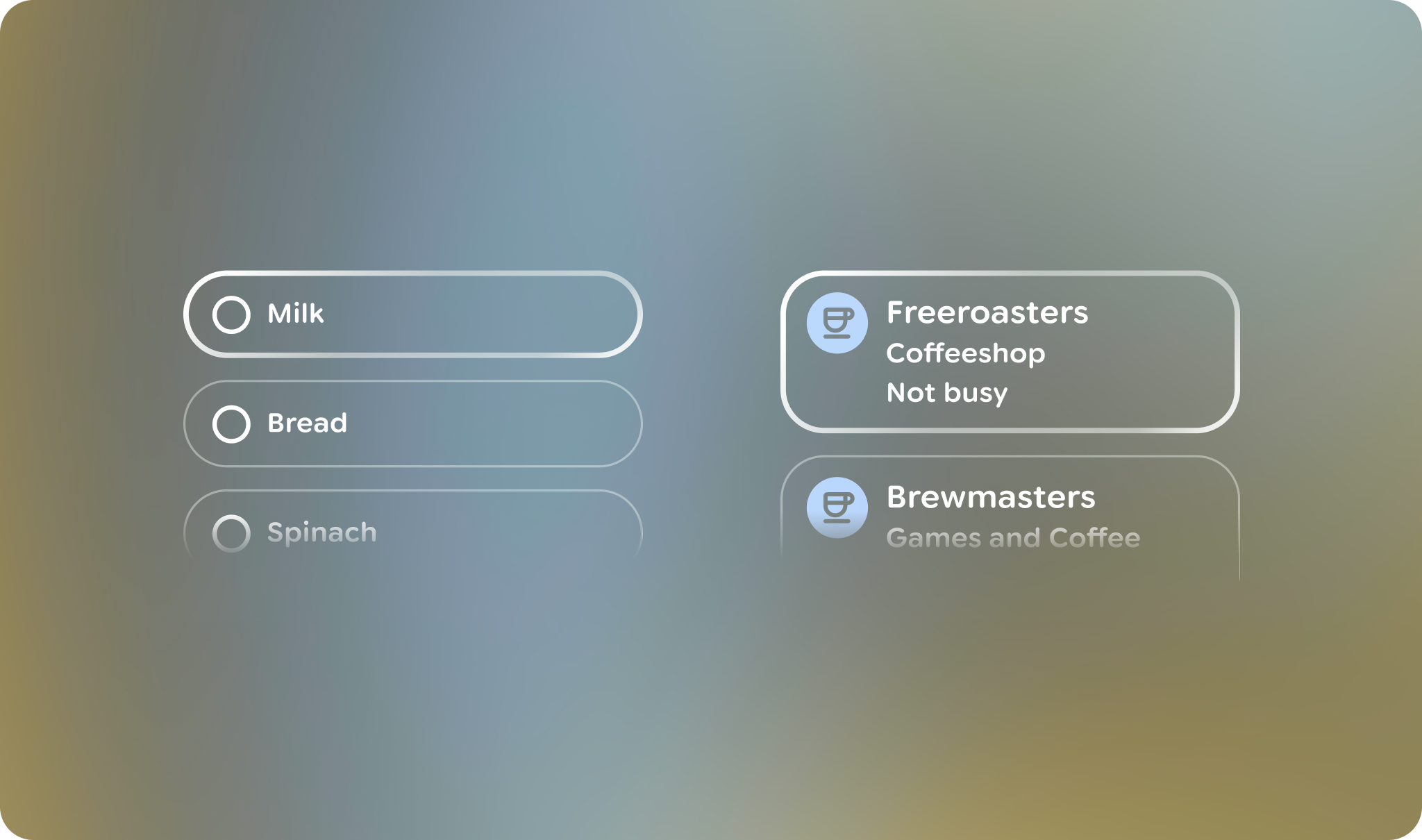 Elemen desain harus ditambatkan ke bagian bawah
frame.