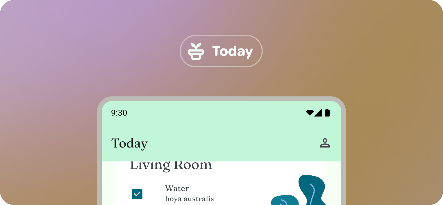 Designelemente sollten am unteren Rand des Frames verankert sein.
