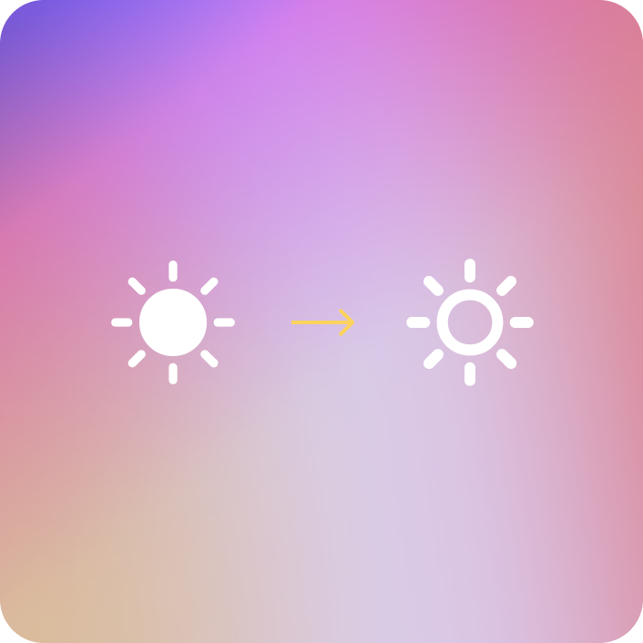 Los elementos de diseño deben estar anclados a la parte inferior del encuadre.