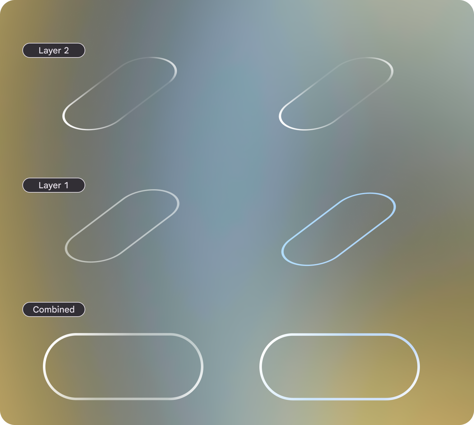 Элементы дизайна следует закреплять в нижней части рамы.