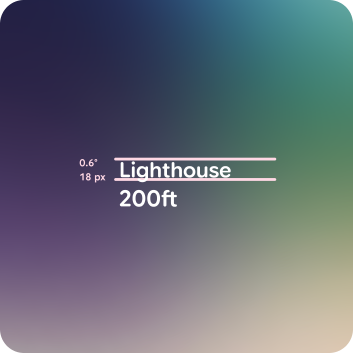 Los elementos de diseño deben estar anclados a la parte inferior del encuadre.