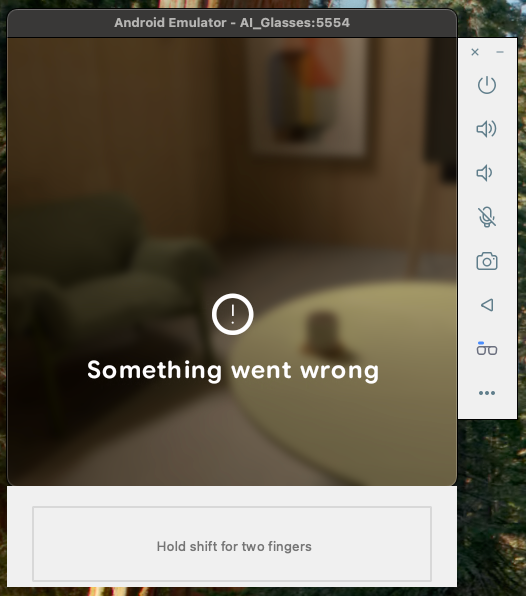 Сообщение о том, что что-то пошло не так.