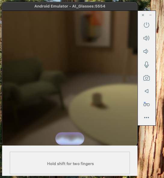 Sul display viene visualizzato un indicatore visivo quando Gemini Live è
attivo.