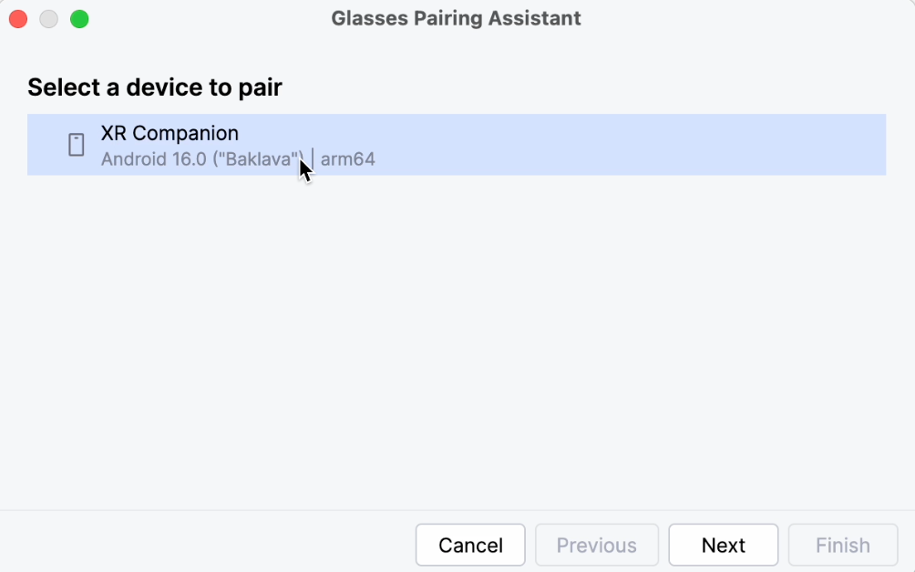 فهرست دستگاه‌های میزبان سازگار که می‌توانند جفت شوند.