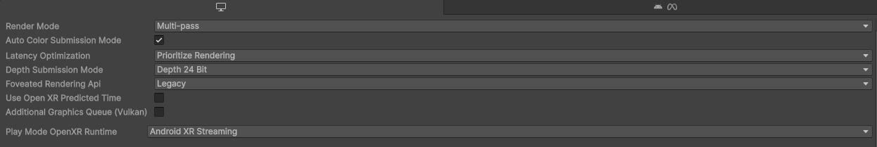 Configura le impostazioni di grafica e qualità per garantire la compatibilità dello stream