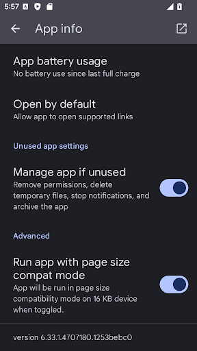 Einstellung für den Kompatibilitätsmodus für die Seitengröße