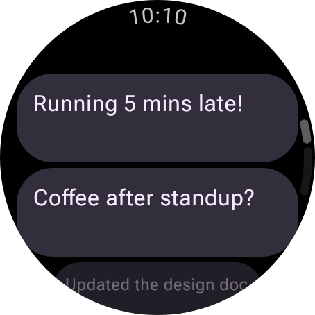 InboxScreen pinned to top of list