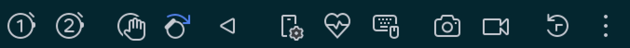 Android Studio-Symbolleistensymbole
