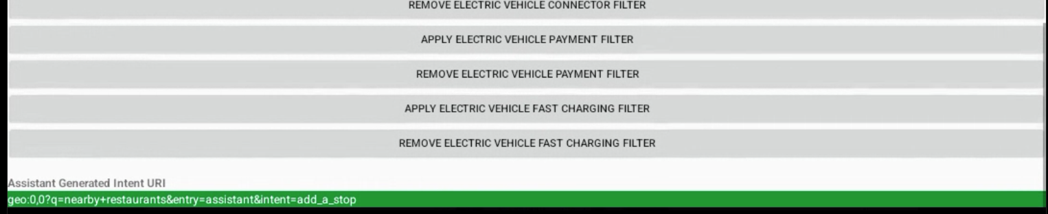 Вывод Google Assistant сгенерированного намерения