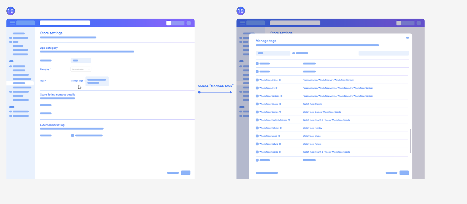 manage tags (quản lý thẻ)