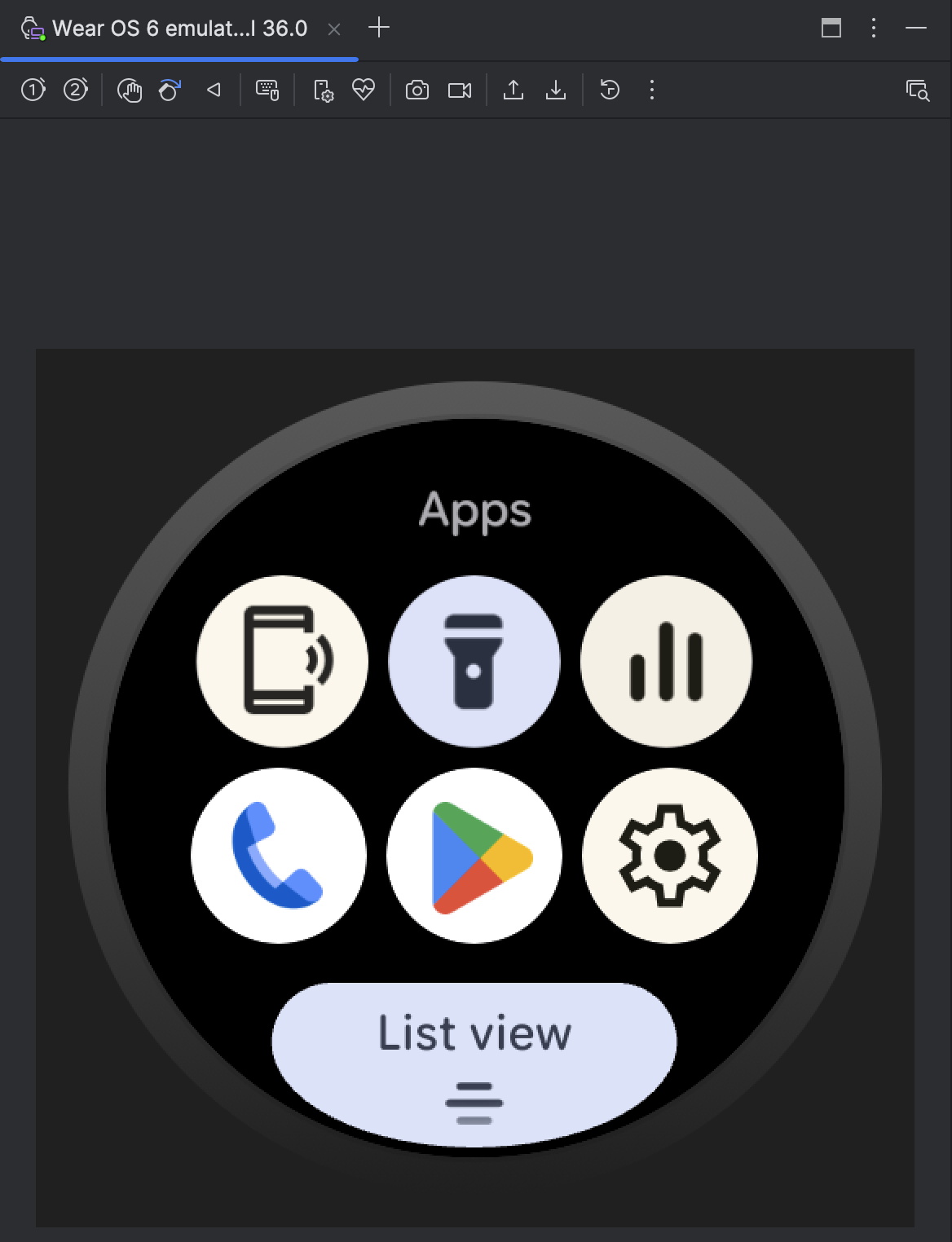 Le app includono Trova il mio dispositivo, Torcia, Controlli multimediali, Telefono,
            Play Store e Impostazioni