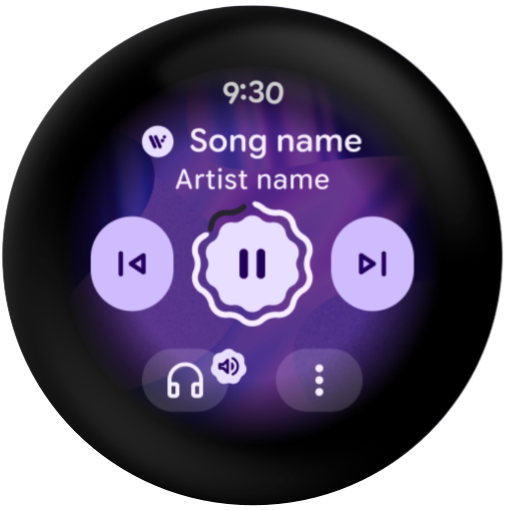 Eine Media-App auf Wear