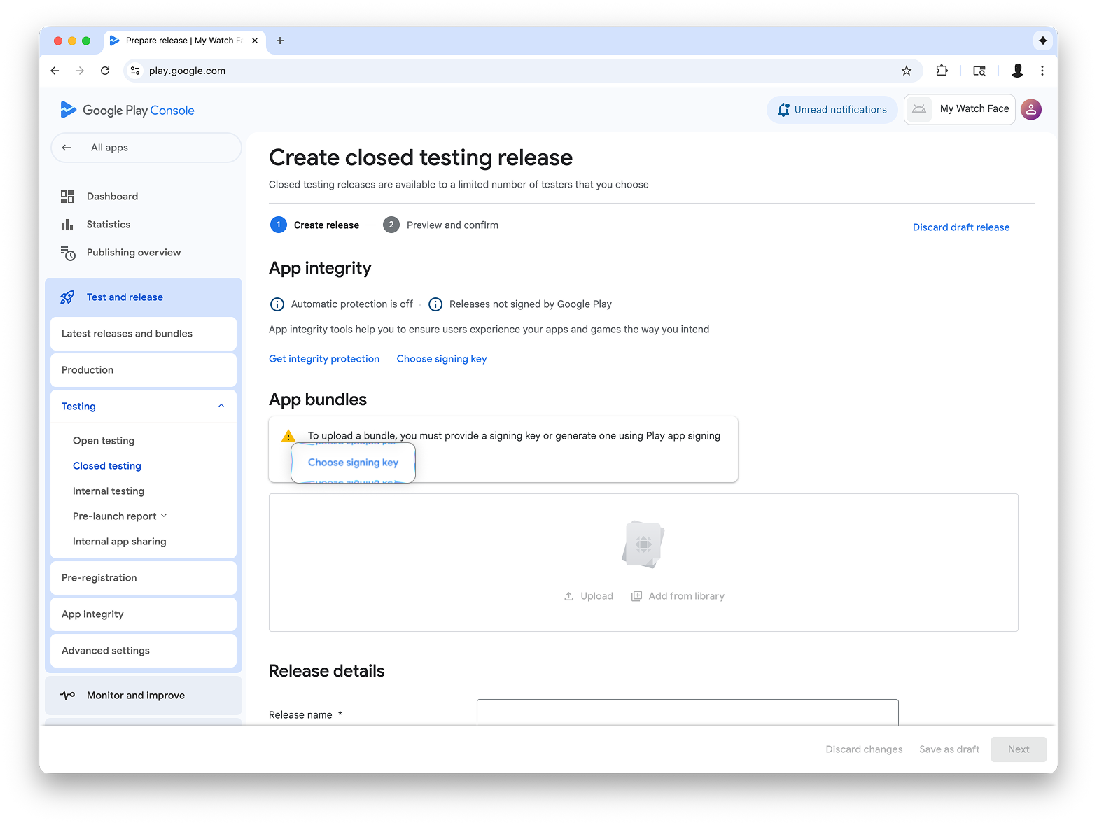 按钮位于屏幕上的“应用套装”部分